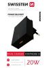 Adaptér USB-C Swissten Power Delivery 20W pre Apple zariadenia čierny