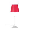 Aluminor Store stolová lampa, biela/červená