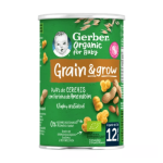 GERBER Organic chrumky kukurično-ovsené arašidové od ukonč. 12. mesiaca 35 g