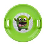 STT Talíř na sníh zelená monster