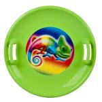 STT Talíř na sníh zelená chameleón
