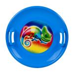 STT Talíř na sníh modrá chameleón