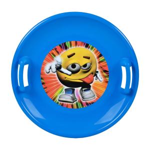 STT Talíř na sníh modrá emoji boy