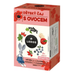 LEROS Detský čaj s ovocím nálevové vrecká od 9+ mesiacov 40 g
