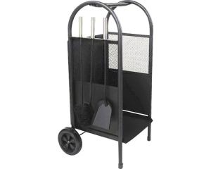 Vozík na palivové drevo s rukoväťou IS0811 čierna