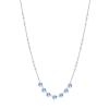 Brosway Pôvabný náhrdelník s modrými kryštálmi Symphonia BYM134