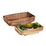 Sada 2 drevených dekoračných misiek, RD4402