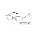 AMERICAN WAY Okuliare na čítanie šedé tenký rám +2.00 v etui 1 ks