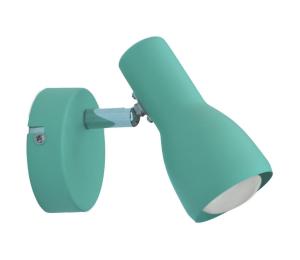 Nástenná lampička PICARDO 1xE14/40W/230V tyrkysová