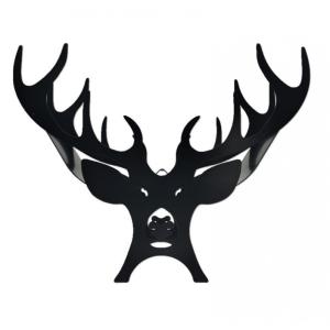 Držiak toaletného papiera jeleň, čierna