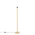 Vidiecka stojaca lampa drevo bez tienidla - Mels