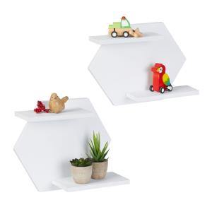 Sada 2 nástenných políc RD44742