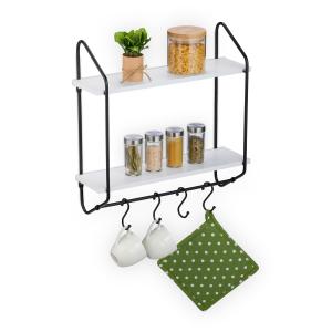 Nástenná polica s 2 policami RD44743