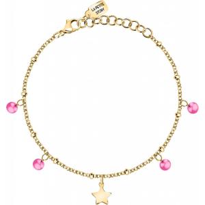 La Petite Story Štýlový pozlátený náramok s príveskami Friendship LPS05ARR84