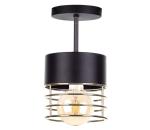 Keter Lighting Luster na tyči ROY 1xE27/60W/230V čierna