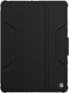 Diárové puzdro na Apple iPad 10.2 2019/2020/2021 Nillkin Bumper Pro Protective Stand čierne