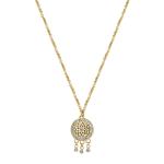 Brosway Pozlátený náhrdelník Lapač snov Chakra BHKN096