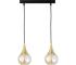 Keter Lighting Luster na lanku LACRIMA HONEY 2xE27/60W/230V