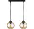 Keter Lighting Luster na lanku AMBRE BLACK 2xE27/60W/230V