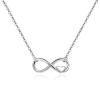 Beneto Pôvabný strieborný náhrdelník Nekonečno AGS1536/47