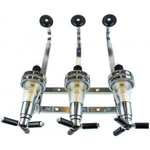 Nástenný dávkovač na alkohol 3 fľaše, CHD 4392