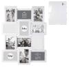Fotorám na 12 fotografií plastový, biela HOME DECO FACTORY 4216