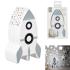 Nočná lampa raketa s projektorom, HOME DECO KIDS 1044