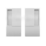 AGB - MUŠLA WAVE na posuvné dvere bez otvoru bez otvoru