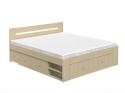 DREVONA09 Manželská posteľ 180 cm REA LARISA | dub vicenza