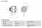 BOSCH Alternátor 0 986 049 400