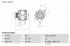 BOSCH Alternátor 0986042201