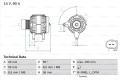 BOSCH Alternátor 0986042700