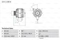 BOSCH Alternátor 0986046511