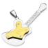 Prívesok z ocele - veľká gitara so zirkónmi G4.2