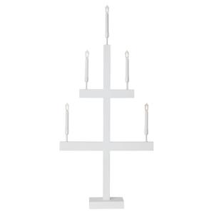 Okenné svetlo, Storm 5–pl., 118 cm biela