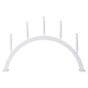Okenné svetlo, Storm 5–pl., 59 cm biela