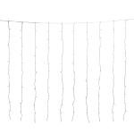 Svetelný LED záves, 120-plameňový, teplá biela