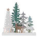 Dekoračná LED lampa Reinbek srny v lese