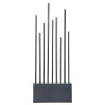 Svietnik Buzz, 9-plameňový, grafit