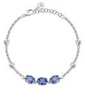 Morellato Štýlový náramok s modrými kubickými zirkónmi Colori SAVY19