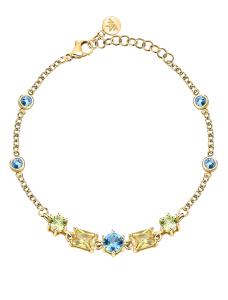 Morellato Pôvabný pozlátený náramok s kubickými zirkónmi Colori SAVY08