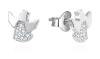 Beneto Nežné strieborné náušnice Anjeli AGUP3346
