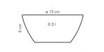 Kinekus Miska CREMA 12cm