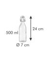 TESCOMA Fľaša s klipsou DELLA CASA 500 ml