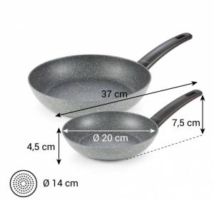 TESCOMA Panvice FineLINE, priemer 20a26 cm, súprava 2 ks