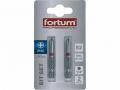 FORTUM Bit krížový PH2x50mm, 2ks,S2