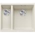 BLANCO SUBLINE 340/160-U biela soft, vanička vpravo