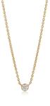 Sif Jakobs Pôvabný pozlátený náhrdelník s kubickými zirkónmi Cecina SJ-C2773-CZ(YG)