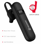 Bluetooth slúchadlo Swissten Caller Headset čierne