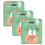 MUUMI Baby 4 maxi 7-14 kg mesačné balenie eko plienok 138 ks